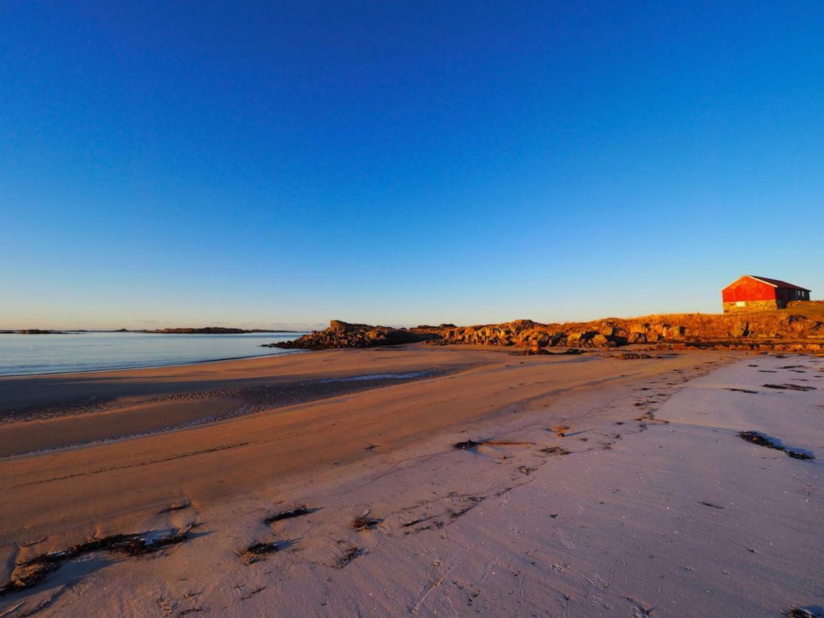 Midnight Sun View Lofoten Leknes Bagian luar foto